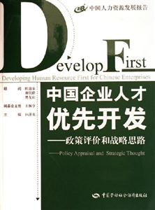 中國(guó)企業(yè)人才優(yōu)先開(kāi)發(fā)政策評(píng)價(jià)和戰(zhàn)略思路 中國(guó)企業(yè)人才優(yōu)先開(kāi)發(fā)政策評(píng)價(jià)和戰(zhàn)略思路